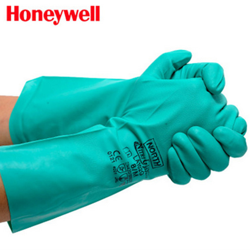 霍尼韦尔手套2094831丁腈橡胶防滑耐酸碱防油化学溶剂防水耐磨 - 图0