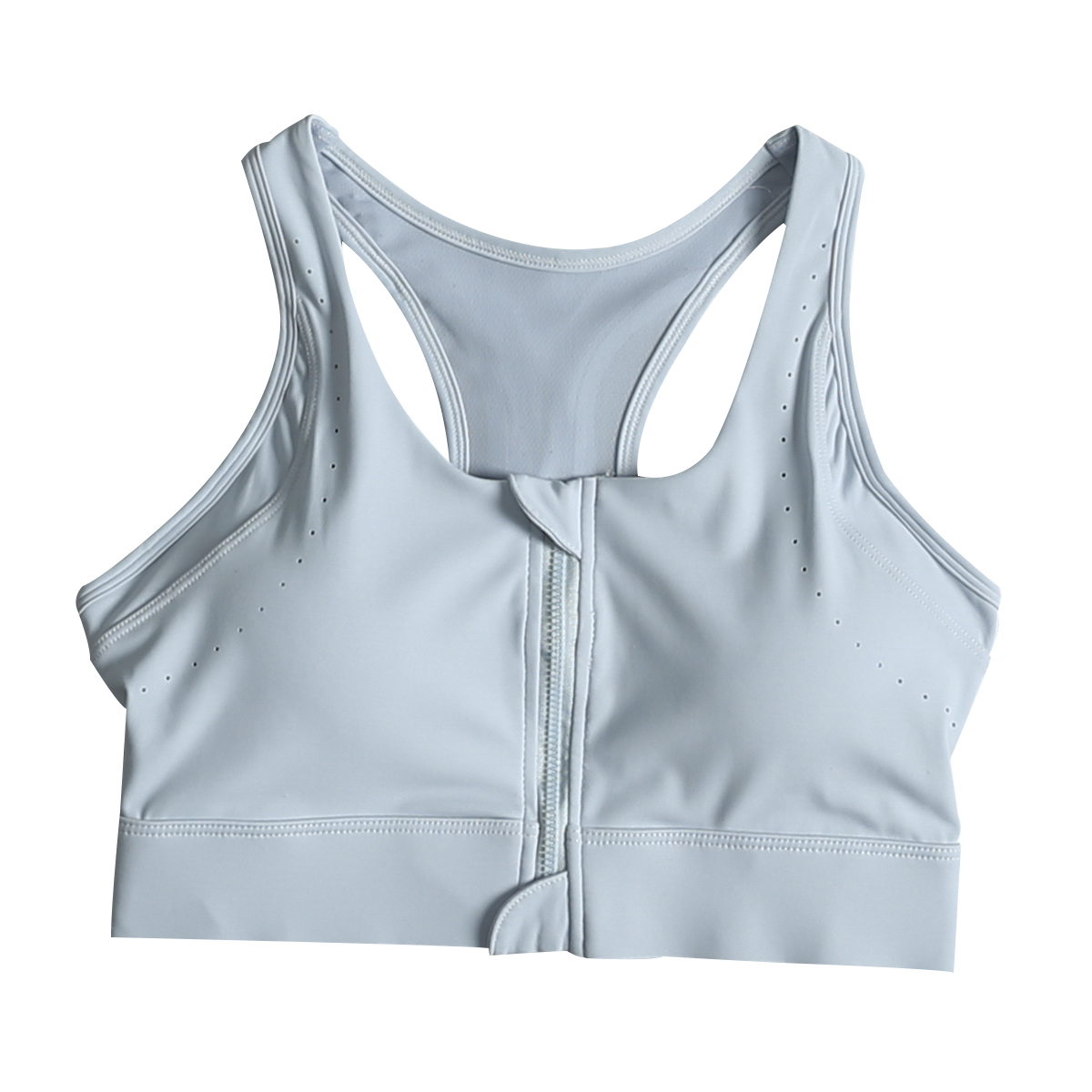 运动内衣女前拉链高强度防震聚拢健身文胸新款跑步防下垂瑜伽背心 - 图3