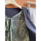 J2 Korean style hot girl style lace fake two-piece long-sleeved sweater women's slim slim pure wish lace-up fashionable top