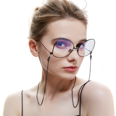 Очки цепи 时尚钛钢眼镜链韩风口罩绳洛丽塔挂脖太阳镜墨镜链防丢包包肖邦链