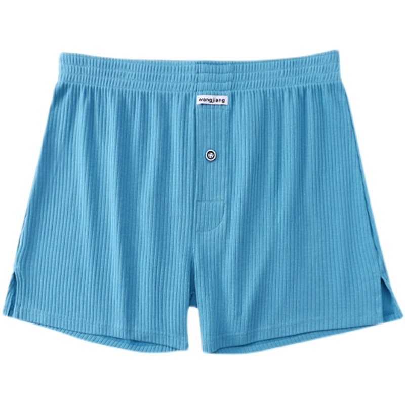 男士宽松内裤螺纹阿罗裤弹力舒适纯棉透气居家休闲睡裤大码四角裤,淘宝优惠券,粉丝福利购,淘宝优惠卷