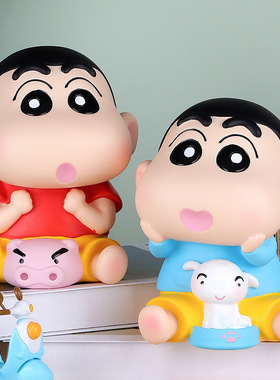 小心心超大号搪胶防摔储蓄罐摆件