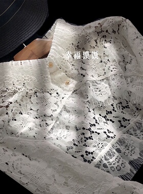 短款镂空蕾丝衫假领子装饰假衣领