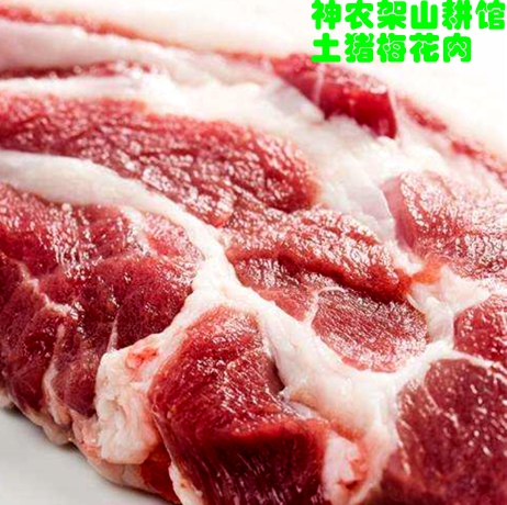 梅花新款中国大陆湖北省肉5斤 新鲜现杀生鲜土猪肉瘦肉农家散养 - 图0