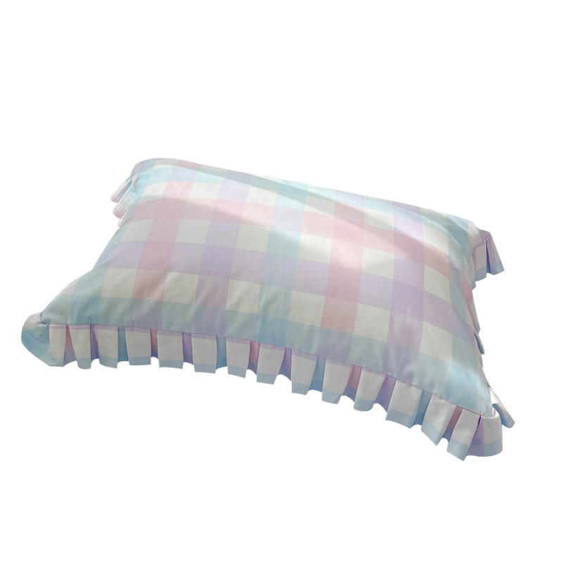 格子的秘密｜舒适全棉棉布网红格子枕套枕头枕芯罩子少女心小清新,淘宝优惠券,粉丝福利购,淘宝优惠卷