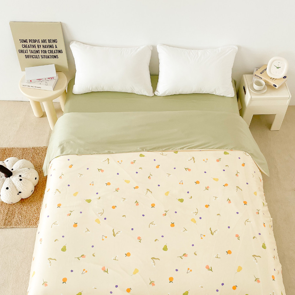 甜茶 复古清新原创全棉被套100棉长绒棉60支被罩纯棉单件被单舒服,淘宝优惠券,粉丝福利购,淘宝优惠卷