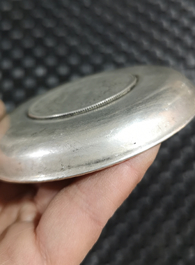 双龙戏珠袁大头烟灰缸古玩铜器