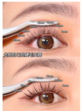 梦鹿女A型仙女毛+鱼尾混合假睫毛