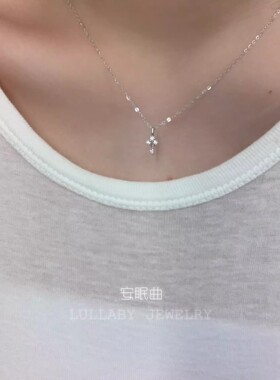 太戳中了 小心机！925纯银钥匙吊坠锁骨链女夏日项链迷你日式轻奢