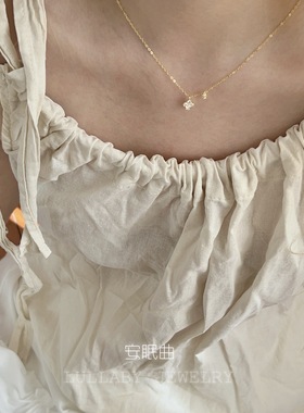 幸运四叶草s925纯银项链