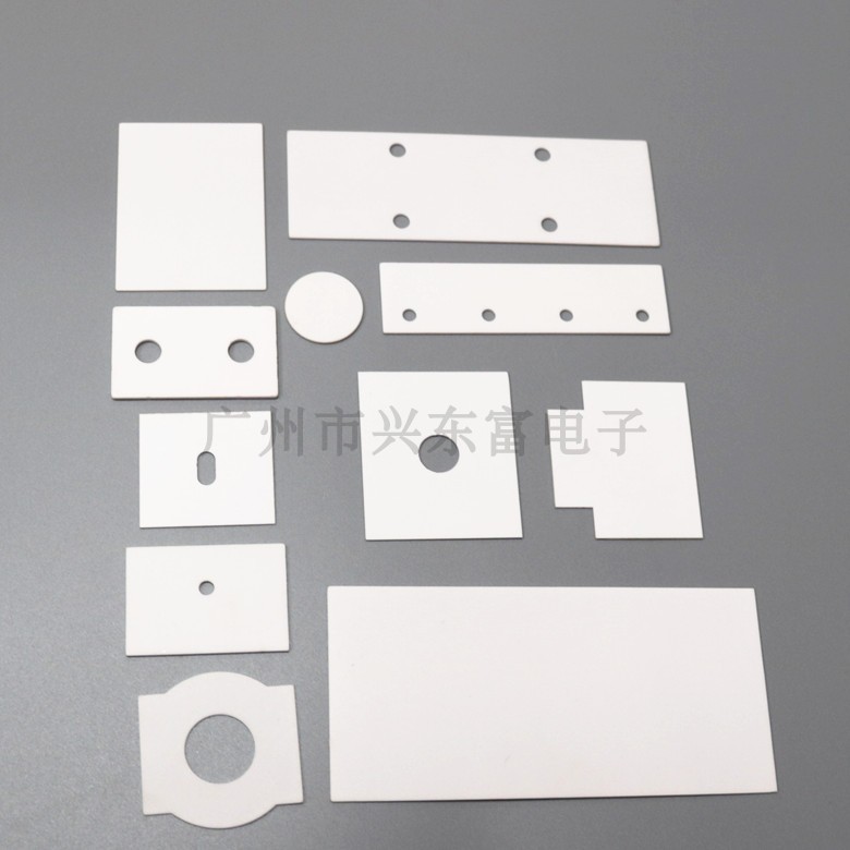 陶瓷基片 现货供应0.6/1.0MM厚高导热高绝缘氧化铝陶瓷垫片 - 图1