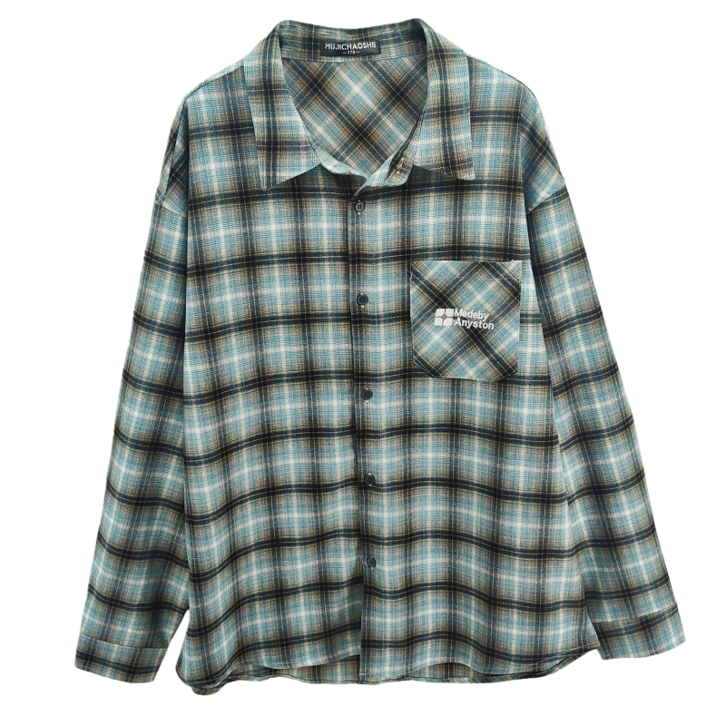 春款2026男大童磨毛棉布格子衬衫潮流初高中学生男孩时尚休闲衬衣,淘宝优惠券,粉丝福利购,淘宝优惠卷