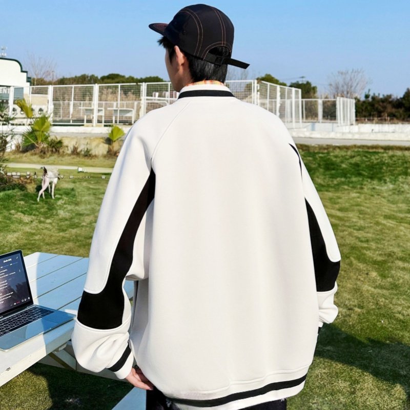 2026春款乔迪丹娜男大童针织棒球服拼色潮青少年学生宽松休闲外套,淘宝优惠券,粉丝福利购,淘宝优惠卷