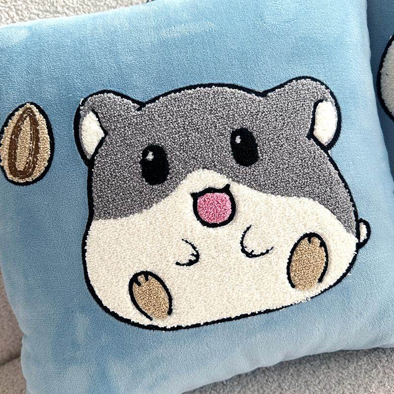 加厚新品抱枕被子两用二合一可爱卡通可折叠空调被午睡午休靠垫被,淘宝优惠券,粉丝福利购,淘宝优惠卷