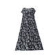 Madam Mrs. Cotton Silk Dress, high -end foreign qi plus fertilizer, increase SIZE women's 2024 new uncle's big big mothers