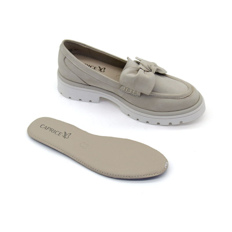 德国CAPRICE凯蝴蝶女鞋秋冬牛皮皮鞋休闲超轻厚底乐福鞋单鞋24751,淘宝优惠券,粉丝福利购,淘宝优惠卷