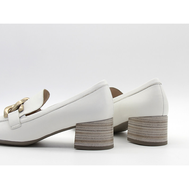 德国Gabor嘉宝嘉步女鞋春夏新品时尚牛皮扣饰中跟乐福鞋42.134,淘宝优惠券,粉丝福利购,淘宝优惠卷