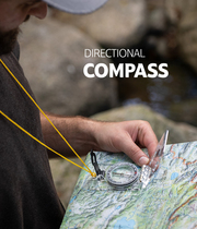 Outdoor Sports Passable Compass Map Positioning High Precision Oriented Cross-country Camping Mountaineering Injection means North Pin