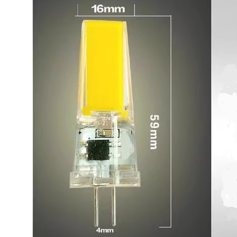 G4插口LED蓝宝石COB 2W 3W AC/DC12VLED光源替换卤素灯萤火虫灯 - 图3