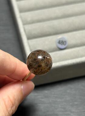 15mm黑超七水晶单珠带黄
