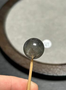 15.4mm蓝彩光灰月光圆珠