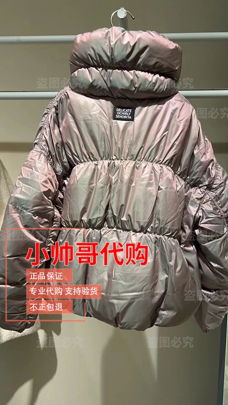 现货1WZ1333980 12X欧时力2022冬专柜正品立领短款休闲羽绒服外套