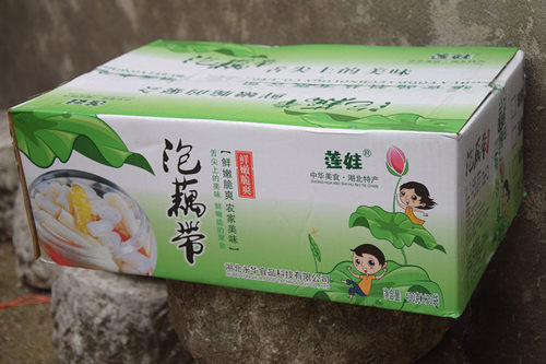 整箱20袋莲娃泡藕带湖北洪湖特仙桃泡藕带泡藕尖酸辣味400g包邮 - 图2