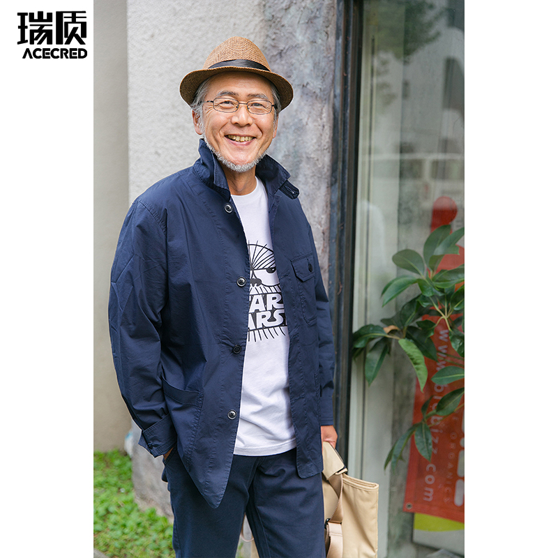 外套男爸爸休闲春季中老年人男装中年老爸薄款春天风衣爷爷老人 外套男爸爸休闲春季中老年人男装中年老爸薄款春天风衣爷爷老人