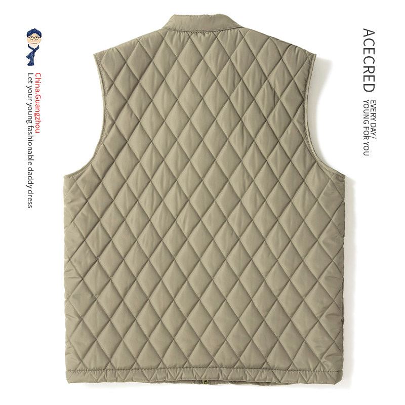 爸爸冬装中老年棉马甲男加厚宽松背心爷爷老人衣服坎肩马夹外套,淘宝优惠券,粉丝福利购,淘宝优惠卷