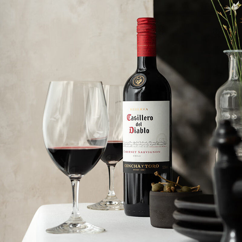 干露红魔鬼珍藏赤霞珠干红葡萄酒智利原瓶进口红酒750ml*6整箱装,淘宝优惠券,粉丝福利购,淘宝优惠卷