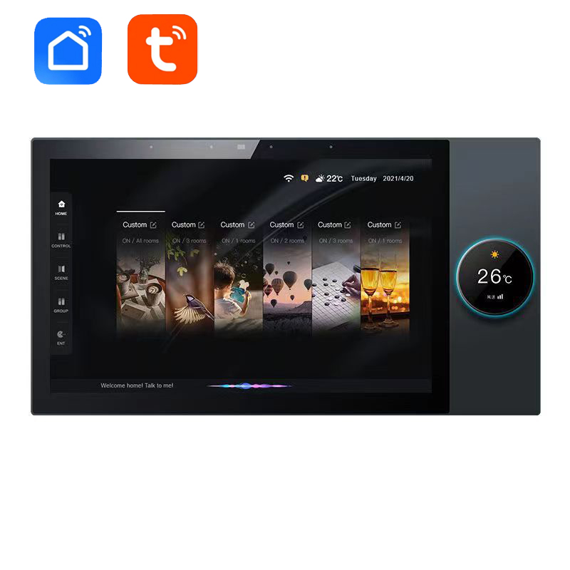 Tuya涂鸦智能十寸中控屏安卓系统接入云端视频背景音乐主机分享屏 - 图1