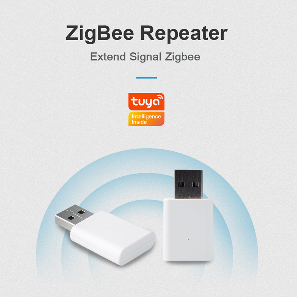 涂鸦Zigbee信号扩大器信号接收穿墙增强放大加强器zigbee中继器 - 图0