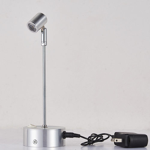 led无线可充电1W3W小射灯玻璃柜台射灯珠宝展柜灯展示立杆展会灯 - 图2