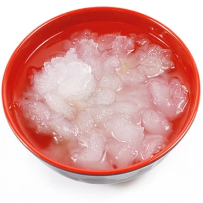 长白山人家餐饮酒店甜品专用长白山养殖蛤蟆油雪蛤油净油足干一斤木瓜炖雪蛤3