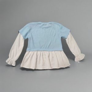 日单西松屋女童t恤春秋款儿童打底衫薄款宝宝韩版长袖娃娃衫上衣T