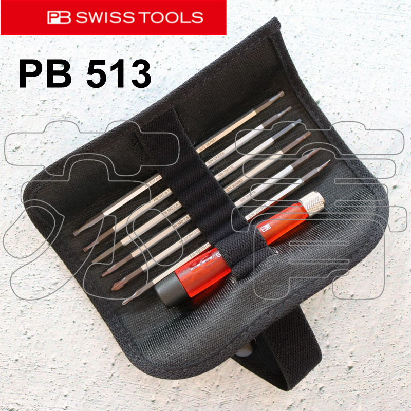 瑞士PB SWISS TOOLS 精密电子换杆螺丝刀组套PB 510 511 513 515 - 图2
