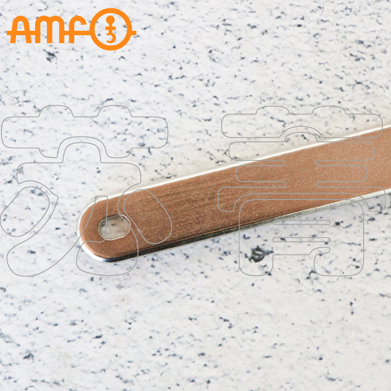 德国原装进口AMF可调钩形扳手 带凸鼻 方形销 不锈钢活节20-230mm - 图1