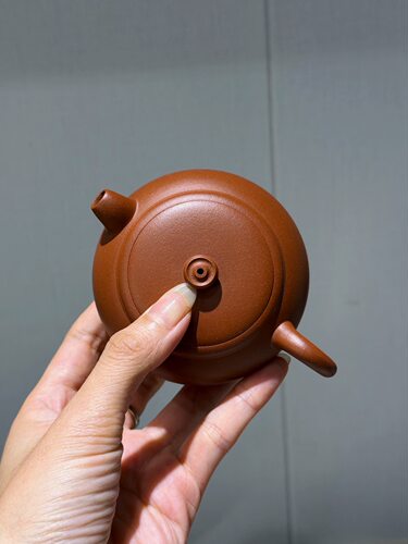 宜兴紫砂壶半手工黄张微初意壶原矿金降坡容量130cc - 图3