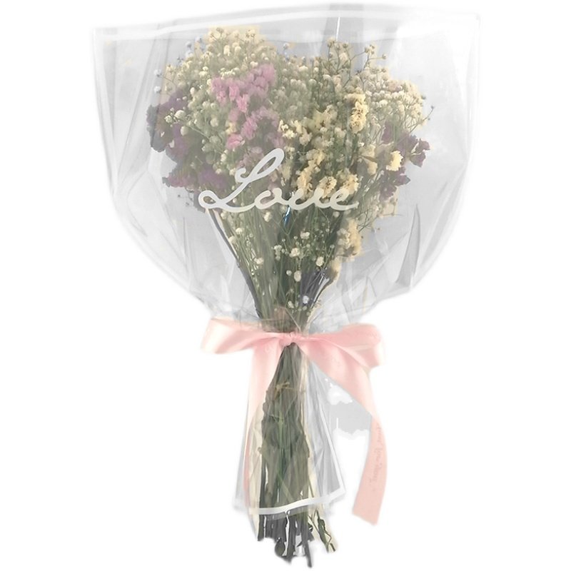 花束满天星包装袋袋玫瑰鲜花单支多只套袋包花袋子透明单只,淘宝优惠券,粉丝福利购,淘宝优惠卷