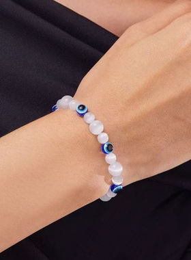 可调节链恶魔之眼好运手链