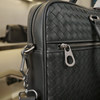 New woven business style large capacity crossbody handbag
