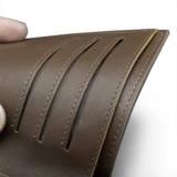 Ретро кожаный короткий бумажник, из натуральной кожи