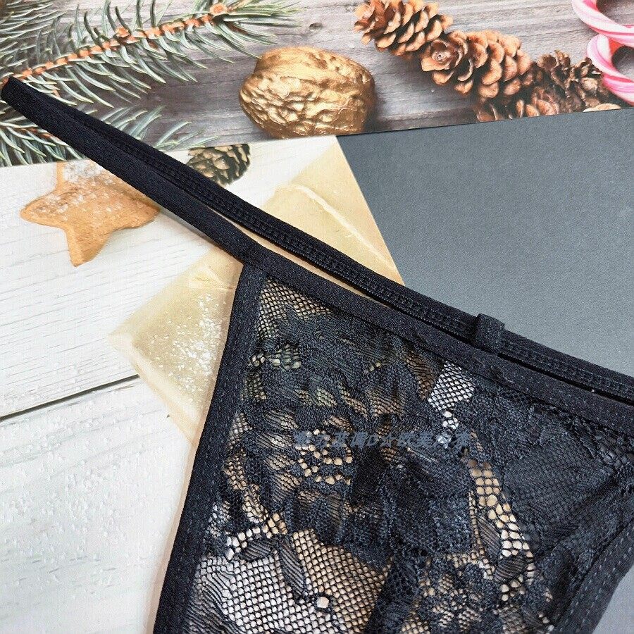 三110-140斤美国NOVA暗红色透视蕾丝性感T裤低腰女黑色细带丁字裤,淘宝优惠券,粉丝福利购,淘宝优惠卷