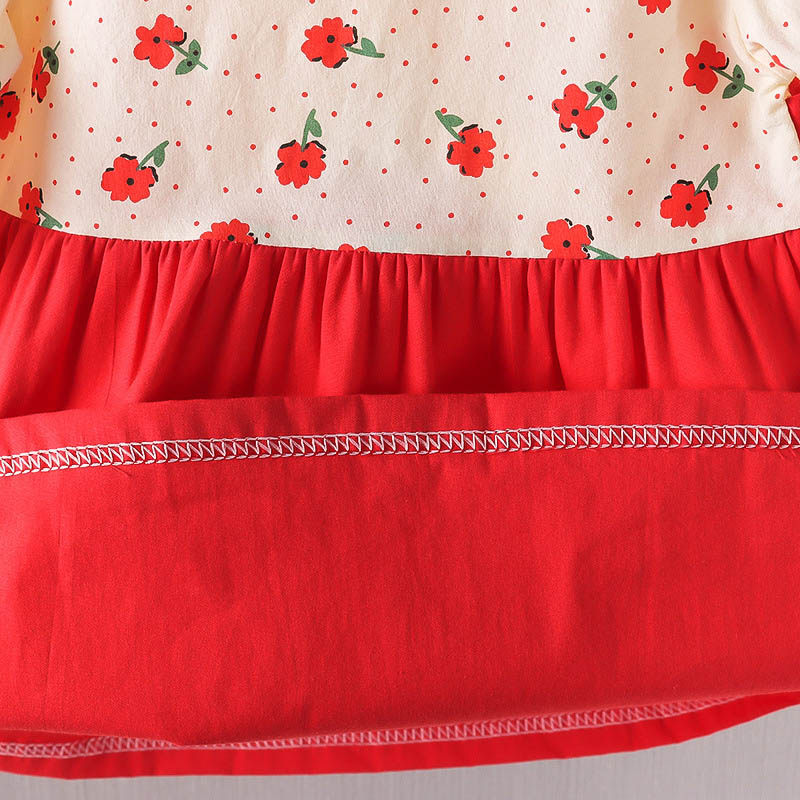 一岁半婴幼儿童秋装女宝宝衣服周岁礼服红色吊带公主裙女童裙子,淘宝优惠券,粉丝福利购,淘宝优惠卷