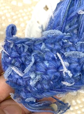 阿林handmade手工钩编包包用线100克一团