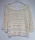 ຝ້າຍບໍລິສຸດ sweater ເປັນຮູ blouse ເປັນຮູ