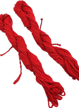 老式棉绳结婚红线红绳