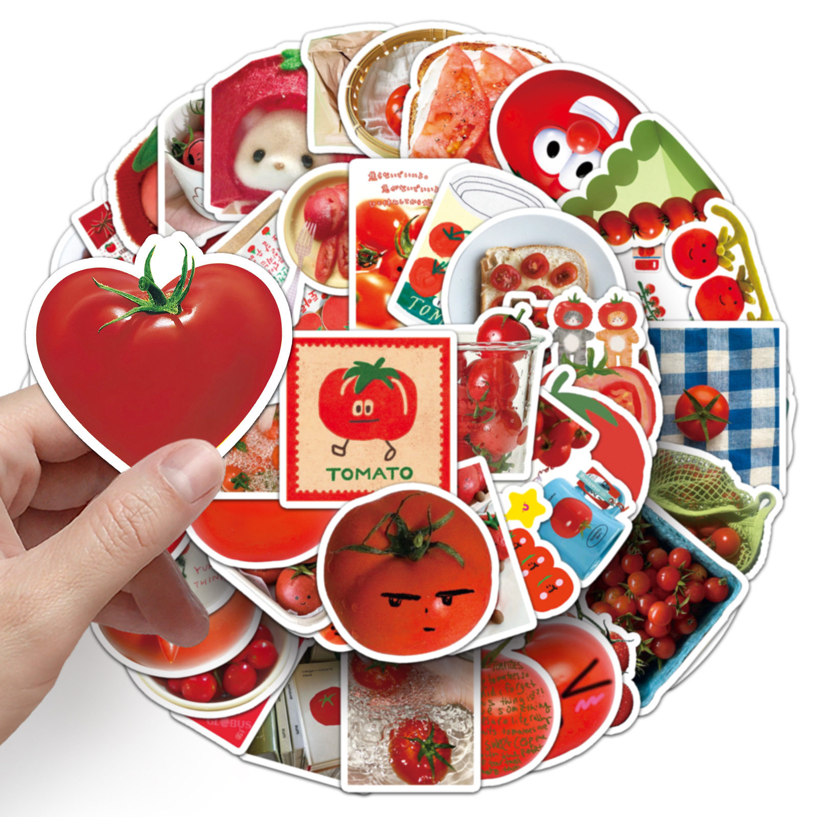 番茄手账番茄元素贴纸番茄元素贴纸DIY贴纸可爱装饰个性水杯,淘宝优惠券,粉丝福利购,淘宝优惠卷
