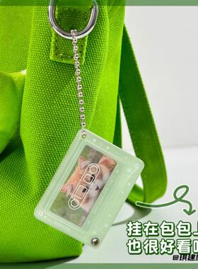 ins风相框钥匙扣滑片亚克力包包