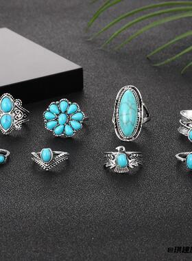 欧美新款波西米亚风复古猫头鹰